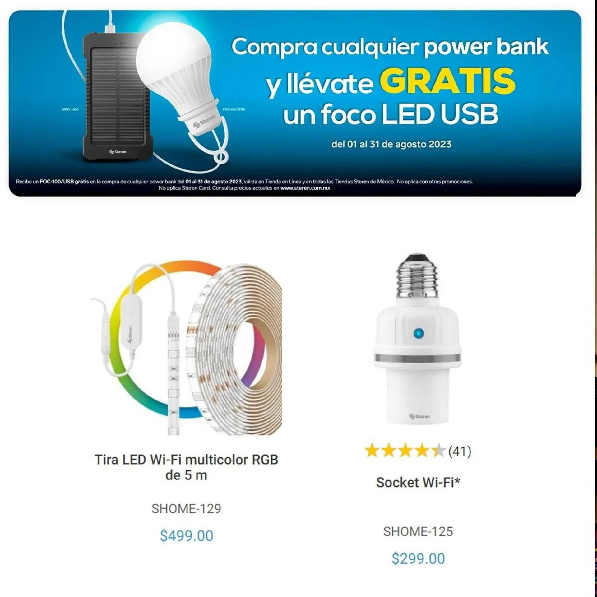 Catálogo de Catálogo Steren 10 de agosto al 24 de agosto 2023 - Pagina 1