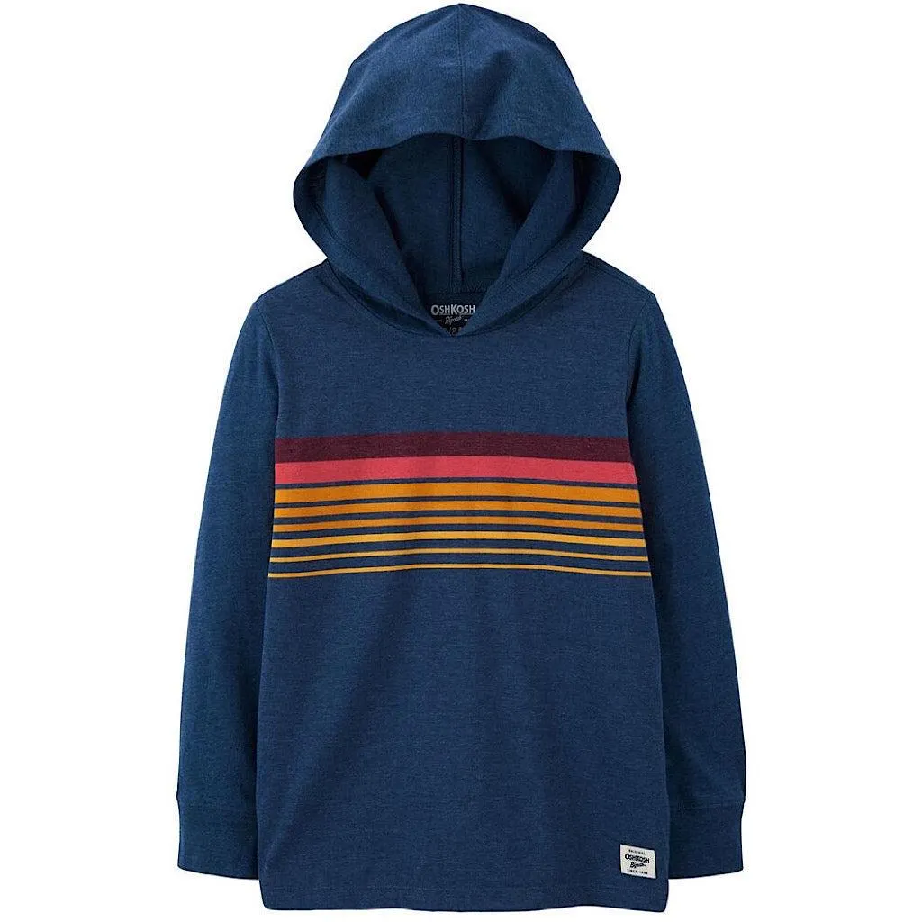 Playera Oshkosh jersey a rayas niño