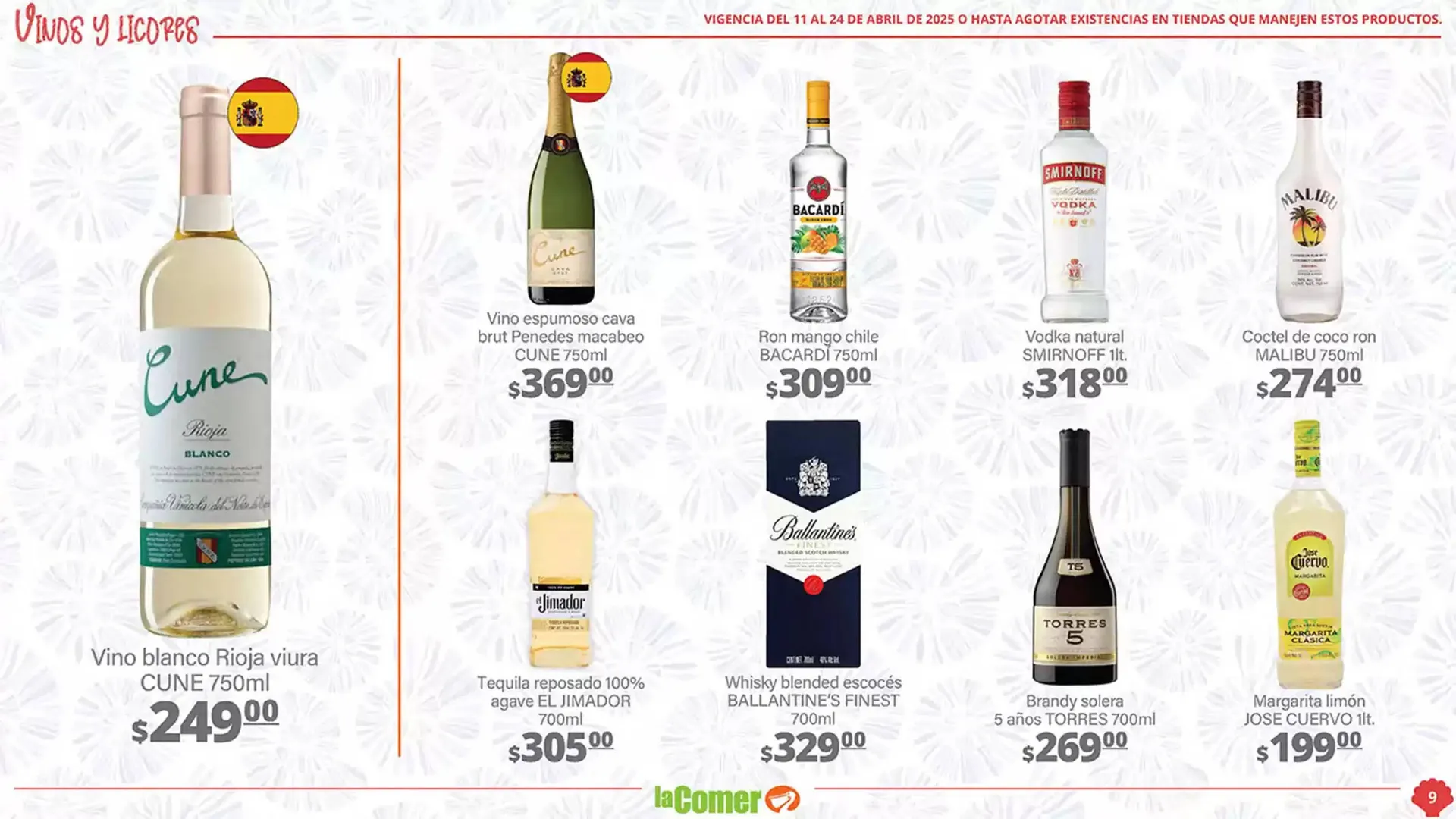 Catálogo de Catálogo La Comer 11 de abril al 24 de abril 2025 - Pagina 9