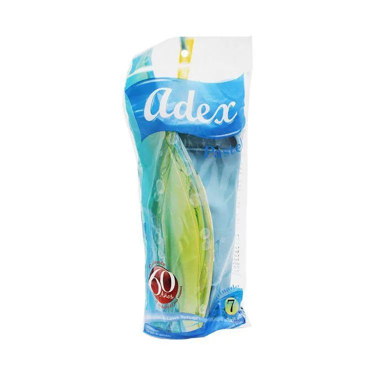 Guantes Adex Pastel #7 Azul Par - Adex - 1 pieza