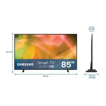 Pantalla Samsung AU8000 Series 85 Pulgadas Smart TV Crystal UHD 4K