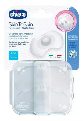 Chicco Pezoneras Skin To Skin Tamaño Pequeño