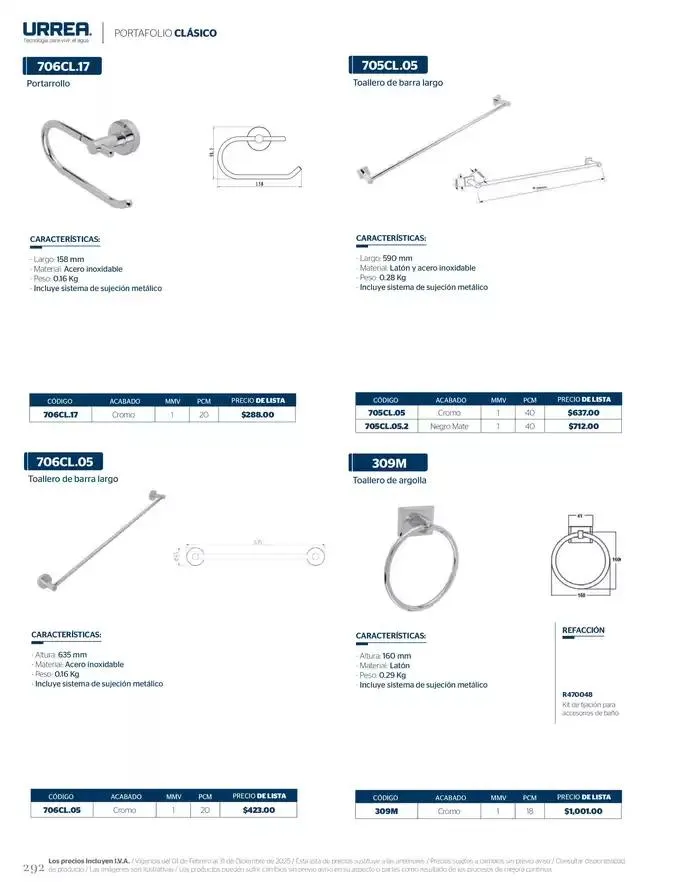 Catálogo de Catálogo Residencial 2025 28 de febrero al 28 de febrero 2026 - Pagina 298