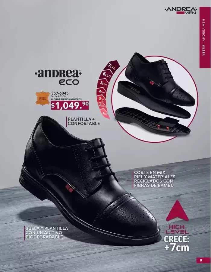 Catálogo de ANDREA | CALZADO CABALLERO 26 de enero al 24 de mayo 2025 - Pagina 9