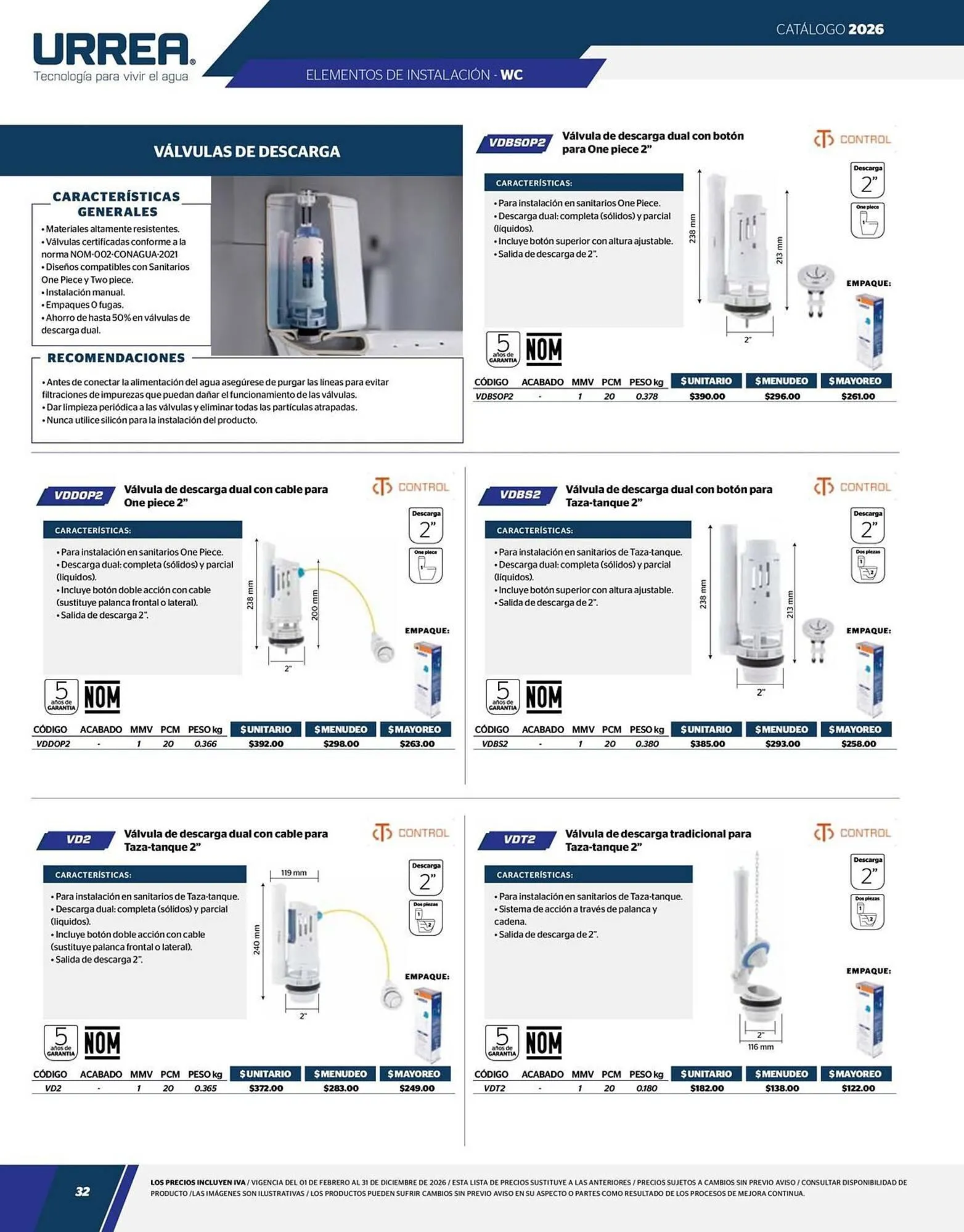 Catálogo de Catálogo Urrea 24 de abril al 31 de diciembre 2026 - Pagina 34