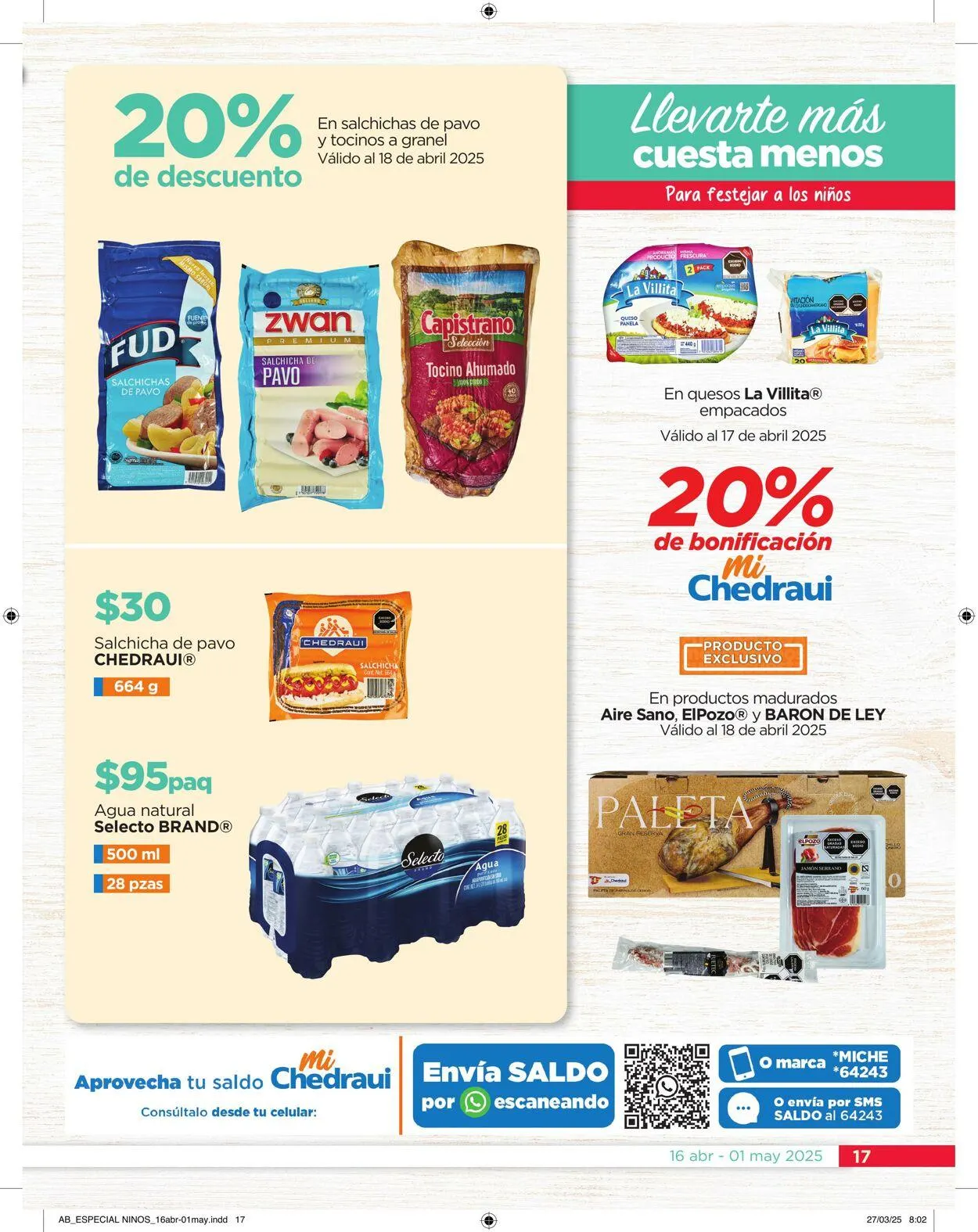 Catálogo de Chedraui Oferta actual 27 de agosto al 10 de septiembre 2025 - Pagina 17