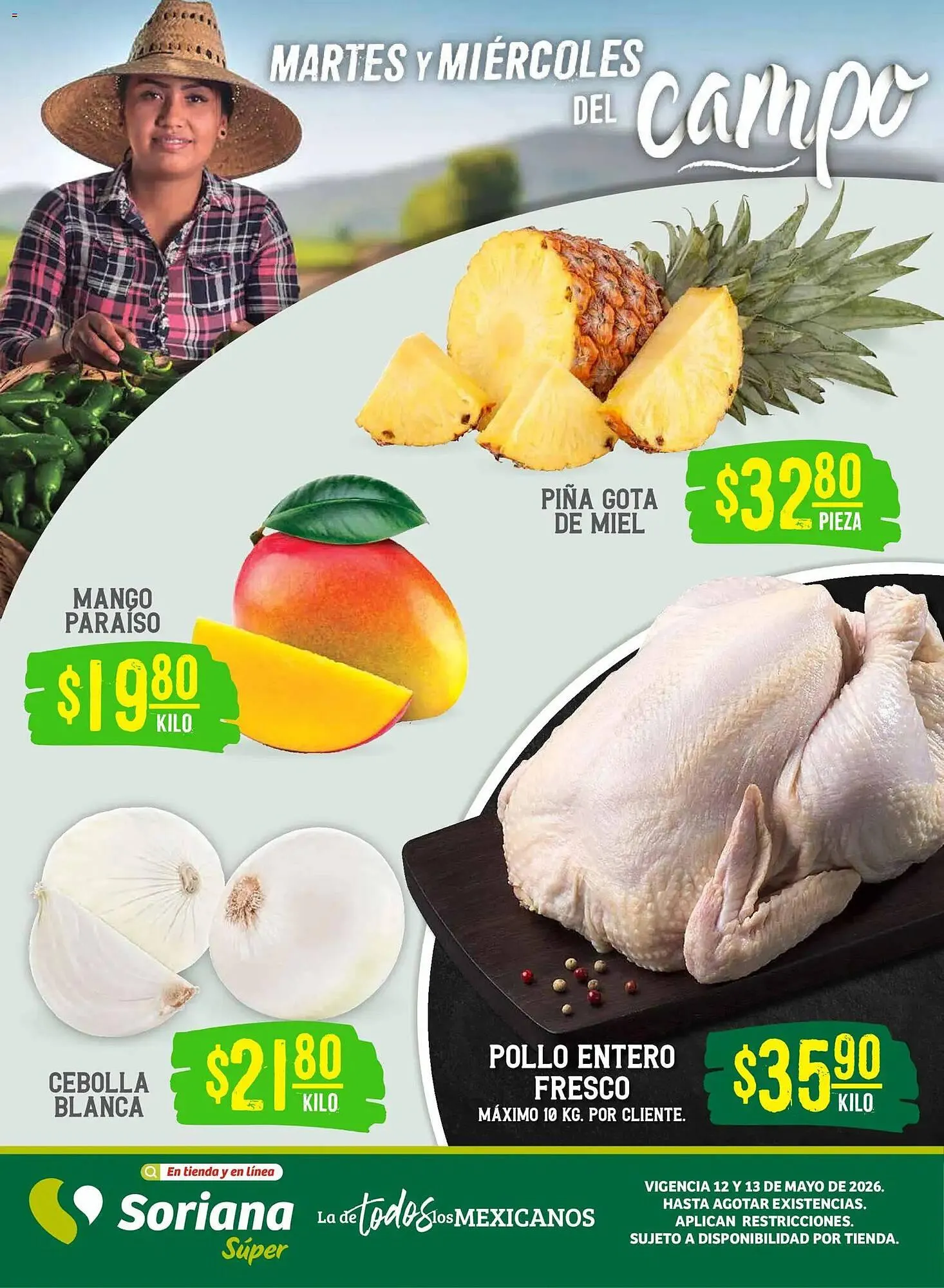 Catálogo de Folleto Soriana Mercado 12 de mayo al 13 de mayo 2026 - Pagina 1