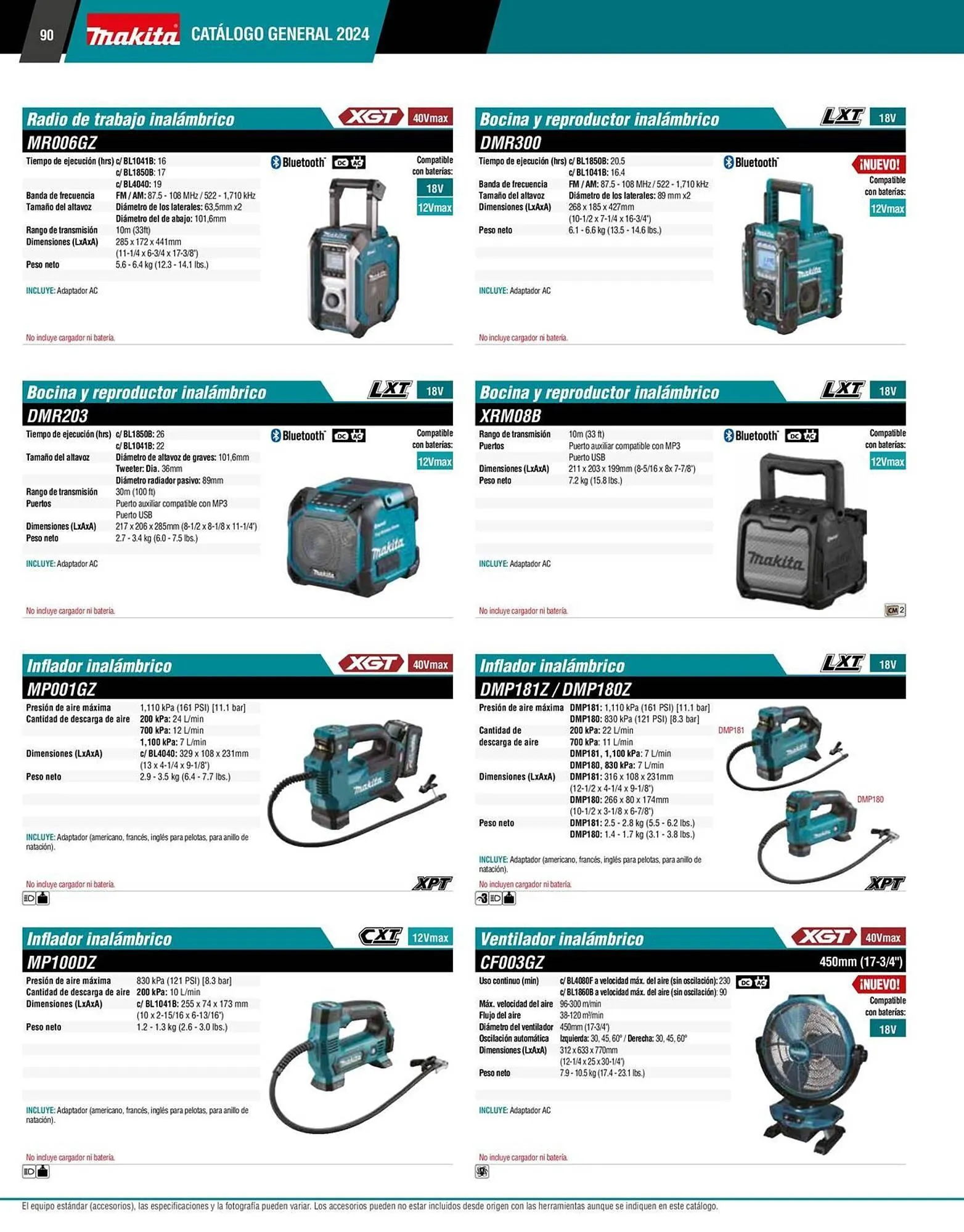 Catálogo de Catálogo Makita 12 de enero al 31 de diciembre 2026 - Pagina 90