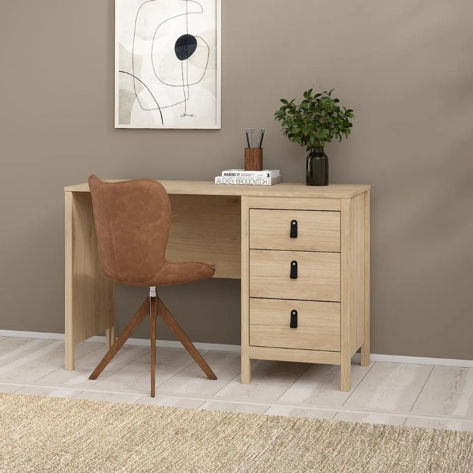 Escritorio con 3 Cajones Dekra - Color Roble