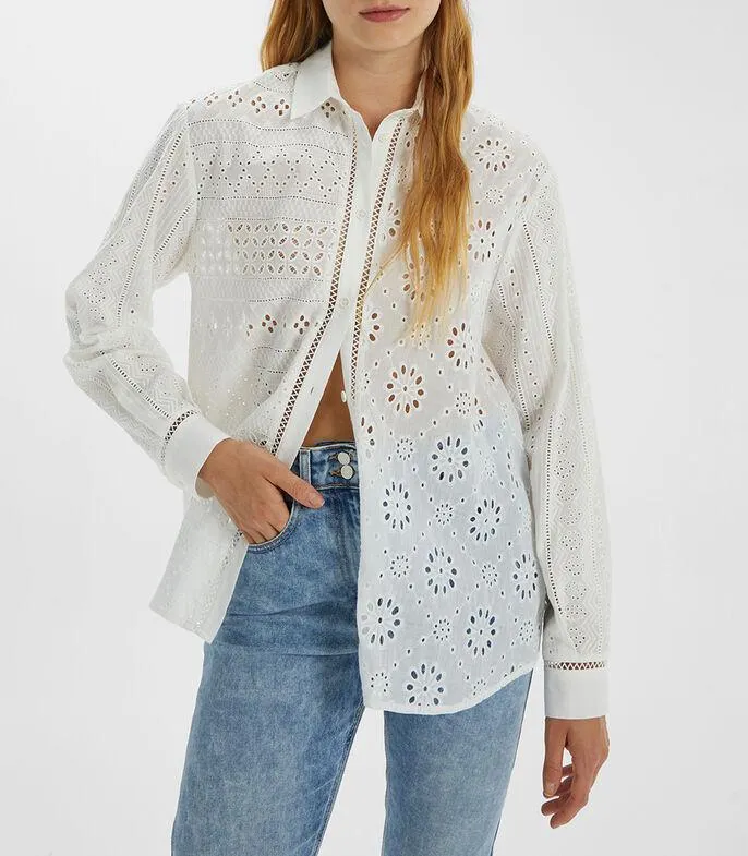 Camisa con manga larga Mujer