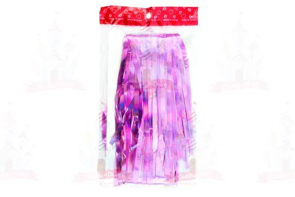 CORTINA METALICA LILA 1 PZA EL CASTILLO