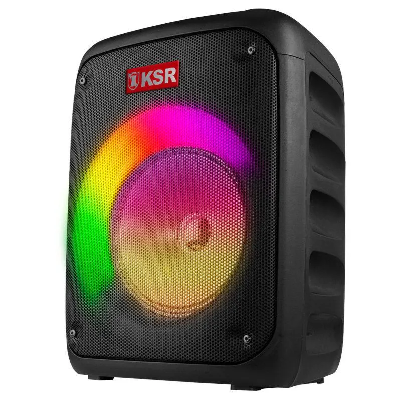 Mitzu® Bafle profesional 8  portátil 6,500 W PMPO Ranura para celular