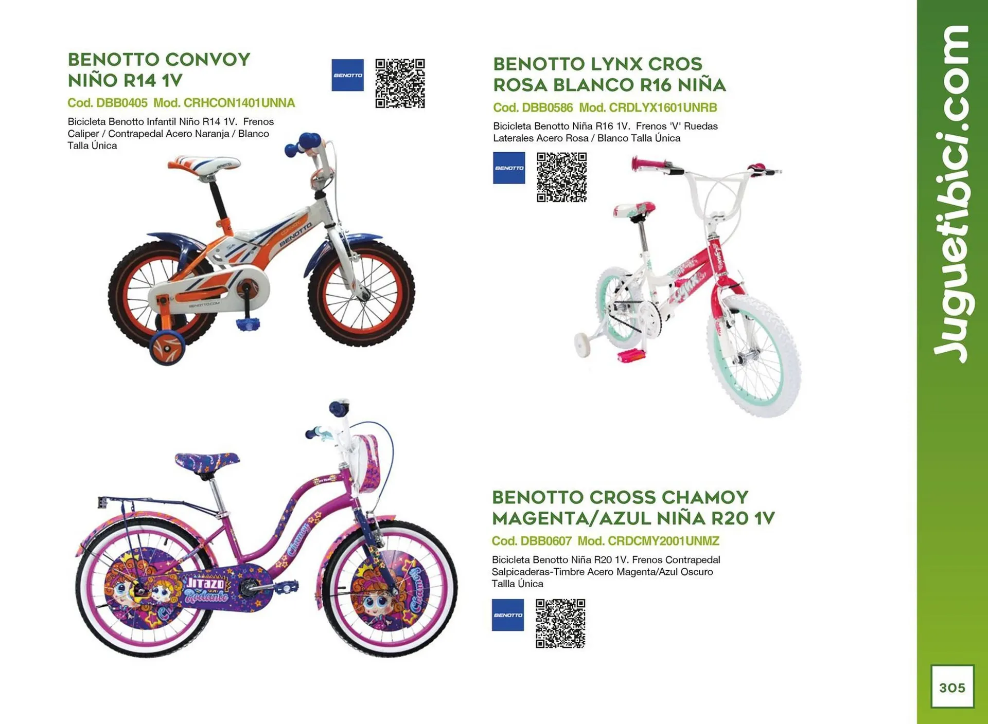 Catálogo de Catálogo Juguetibici 16 de noviembre al 31 de diciembre 2024 - Pagina 306