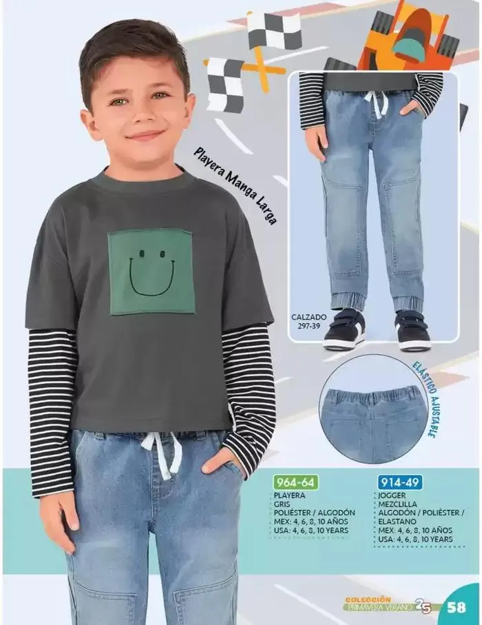 Catálogo de Catálogo Cklass Kids Niños Primavera Verano 2025 México 8 de enero al 30 de junio 2025 - Pagina 58