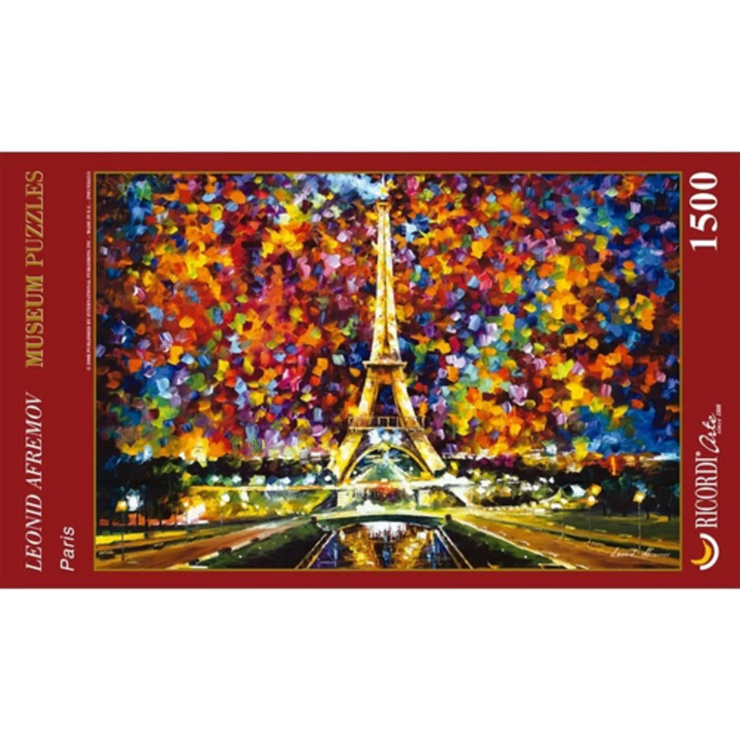 Rompecabezas Leonid Afremov: Paris De Mis Sueños 1500 Piezas