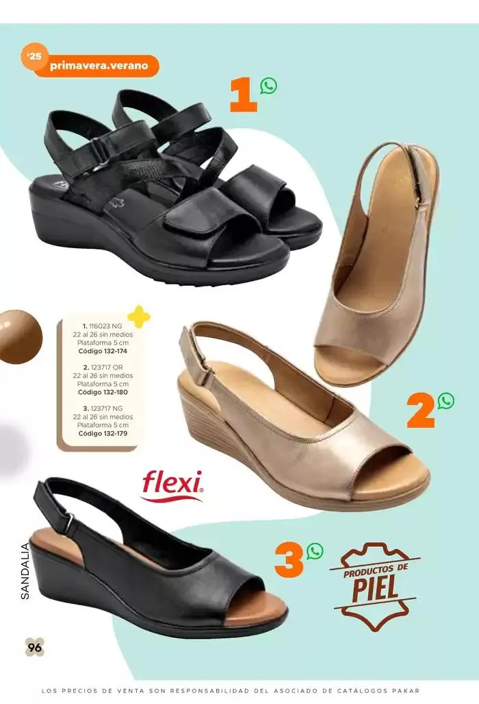 Catálogo de Pakar Sandalia 31 de enero al 31 de mayo 2025 - Pagina 96