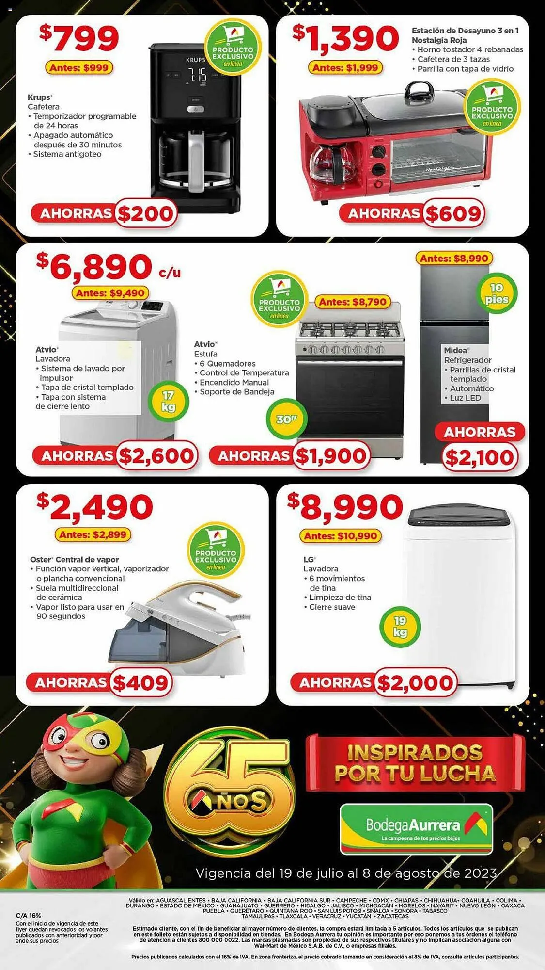 Catálogo de Catálogo Bodega Aurrerá 19 de julio al 8 de agosto 2023 - Pagina 28