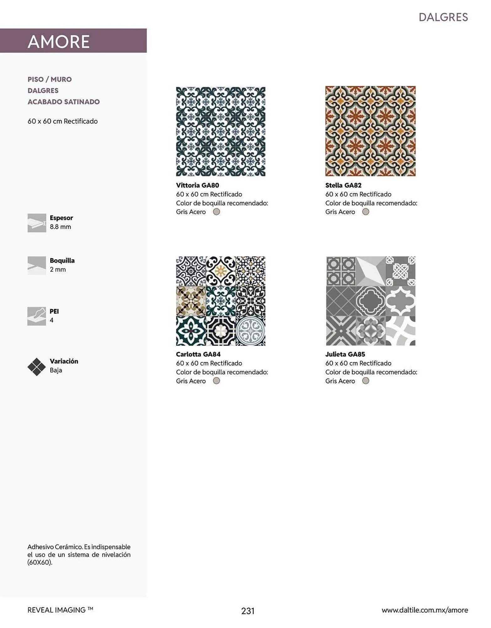 Catálogo de Catálogo Daltile 13 de enero al 31 de diciembre 2026 - Pagina 231
