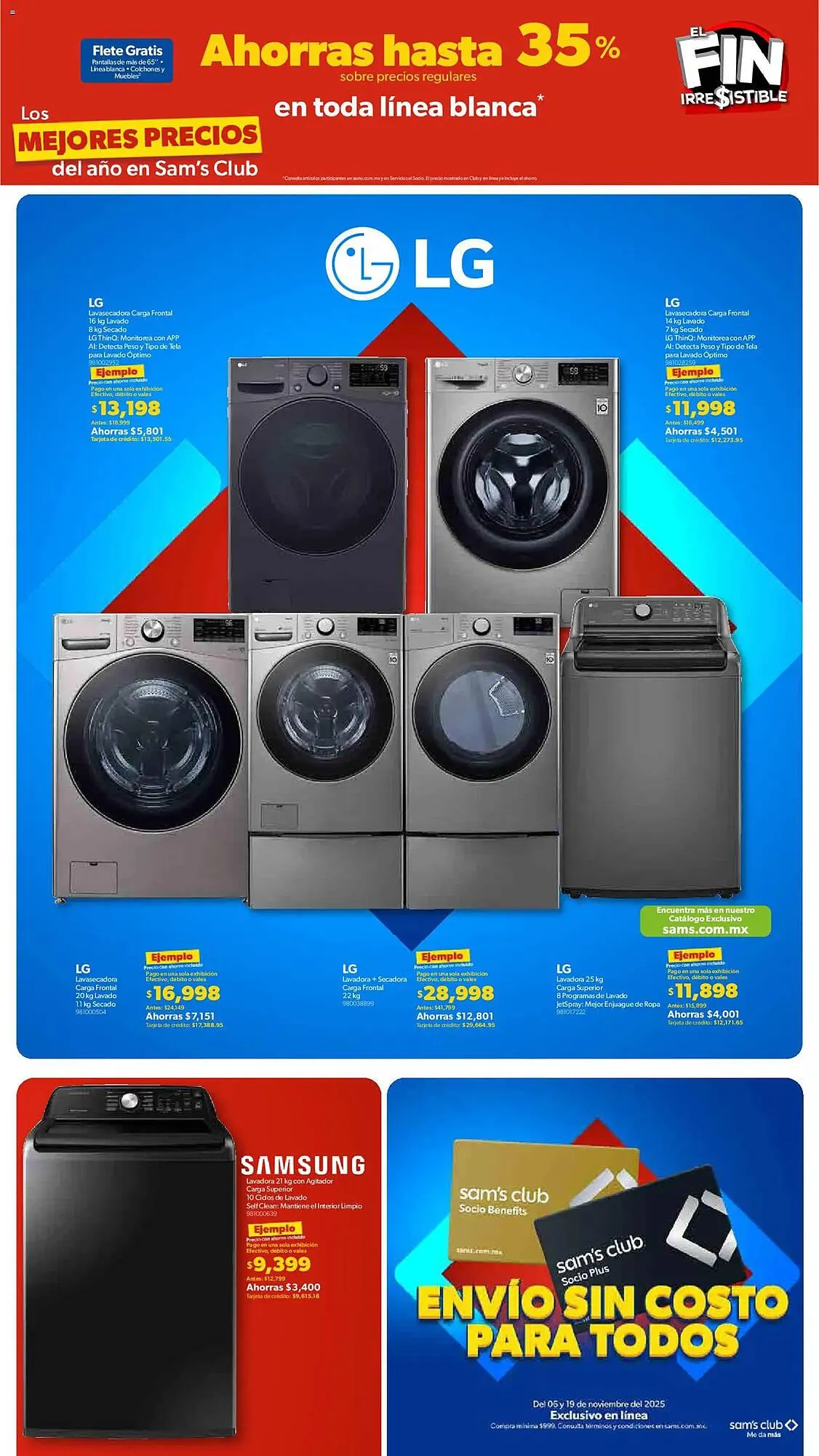 Catálogo de Catálogo Sam's Club 6 de noviembre al 20 de noviembre 2025 - Pagina 12