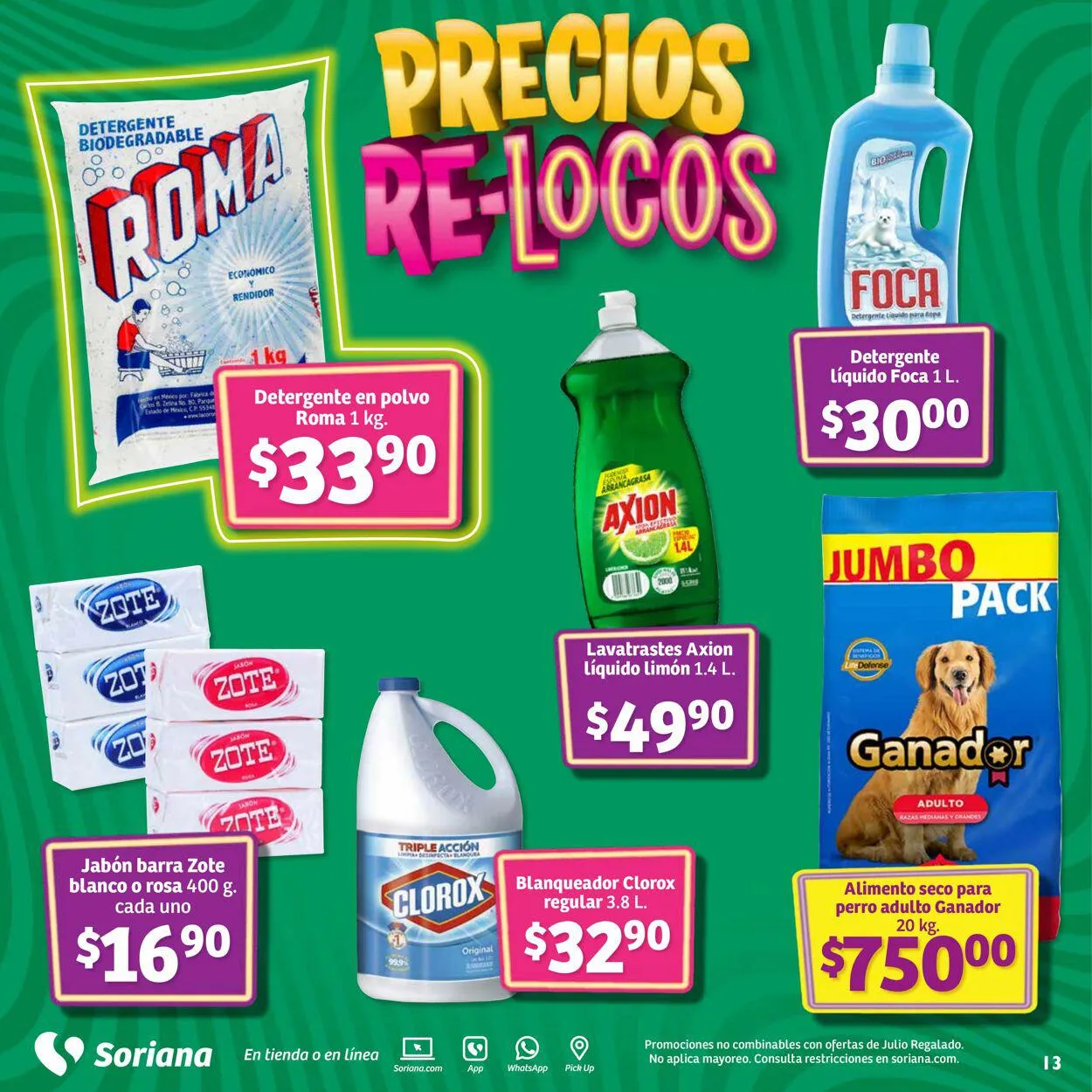 Catálogo de Soriana - Julio Regalado Súper Nacional Oferta actual 27 de julio al 3 de agosto 2023 - Pagina 13