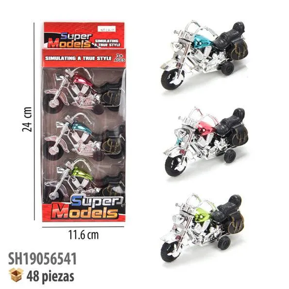 MOTOS FRICCION 3 PIEZAS