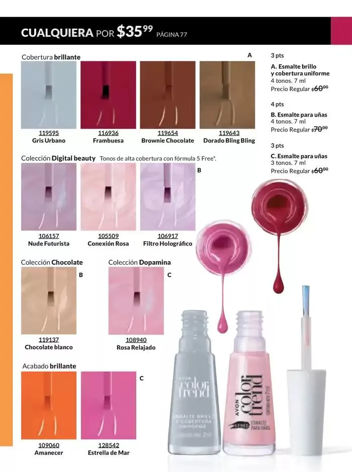 Catálogo de Avon COSMÉTICOS C7 17 de marzo al 7 de julio 2025 - Pagina 77