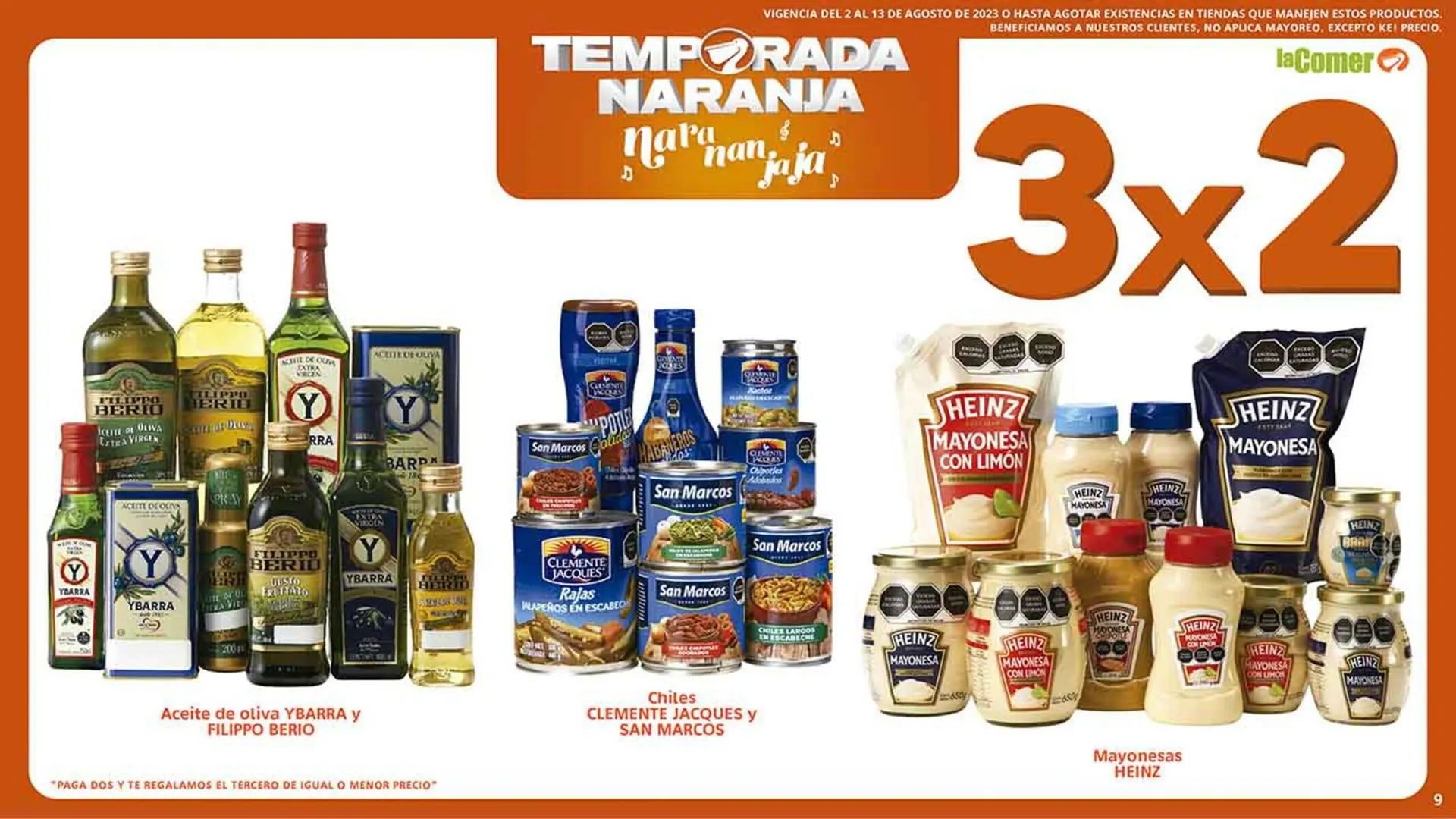 Catálogo de Catálogo La Comer 2 de agosto al 13 de agosto 2023 - Pagina 9