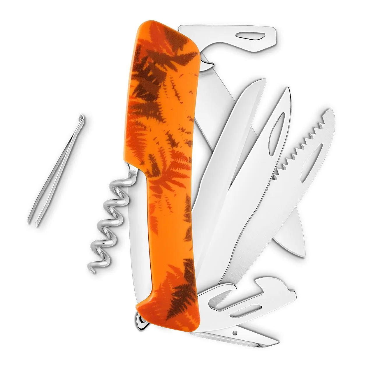 SWIZA STANDARD D09 14 FUNCIONES HOJAS NARANJA