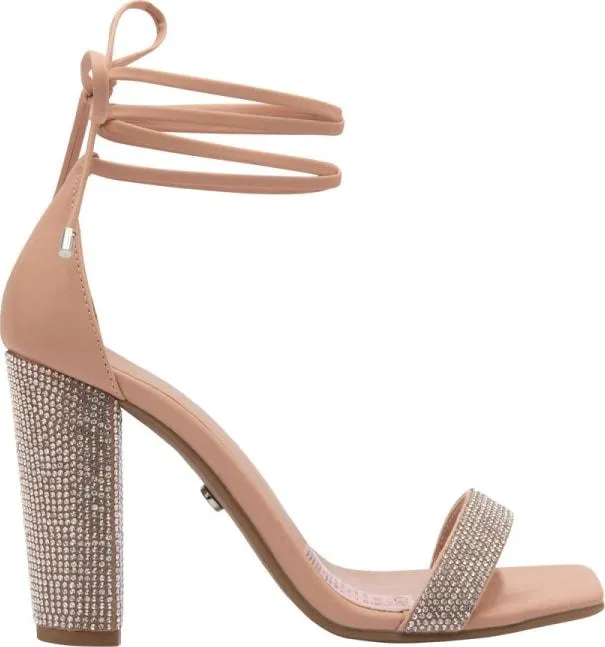 sandalia con pedrería tiras ajustables