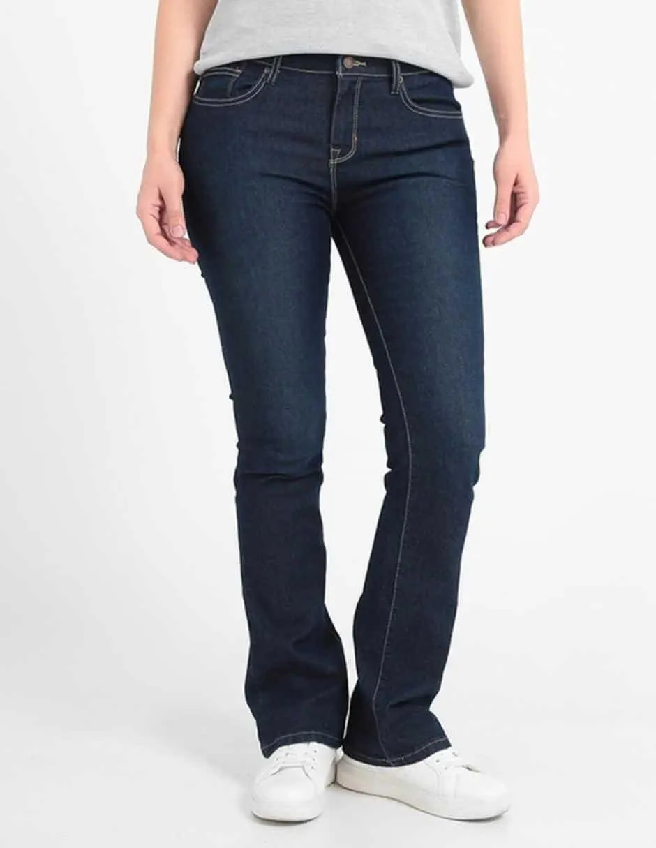 Jeans bota Weekend corte cintura para mujer