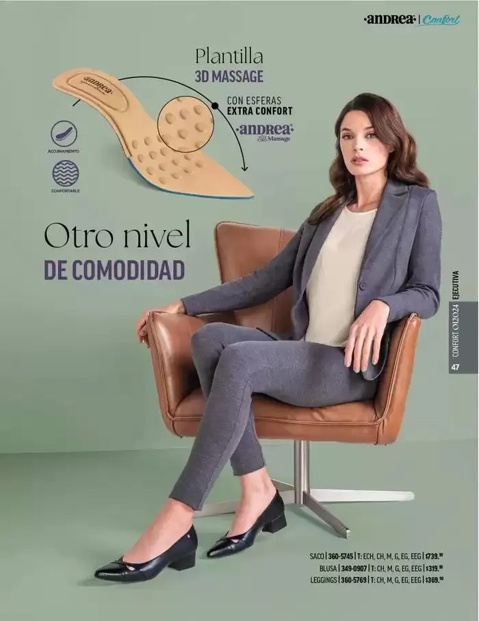 Catálogo de ANDREA - CALZADO CONFORT 26 de agosto al 25 de enero 2025 - Pagina 43