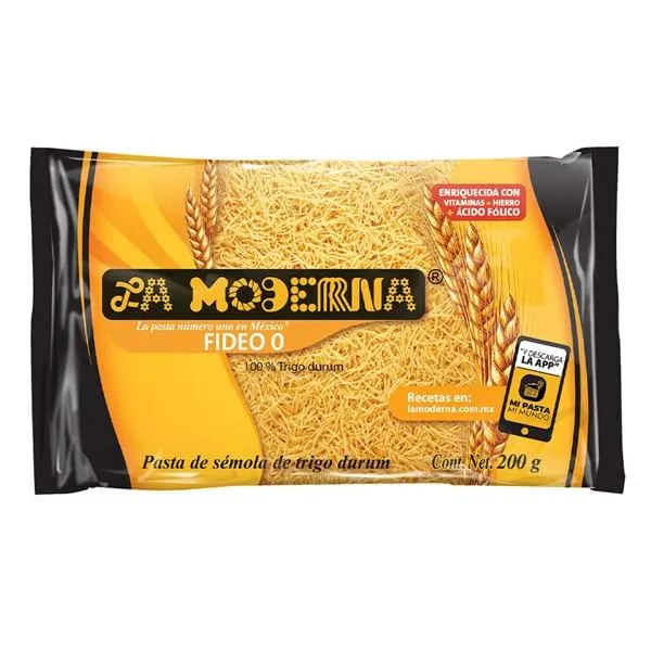 La Moderna pasta fideo número 0 de 200 g