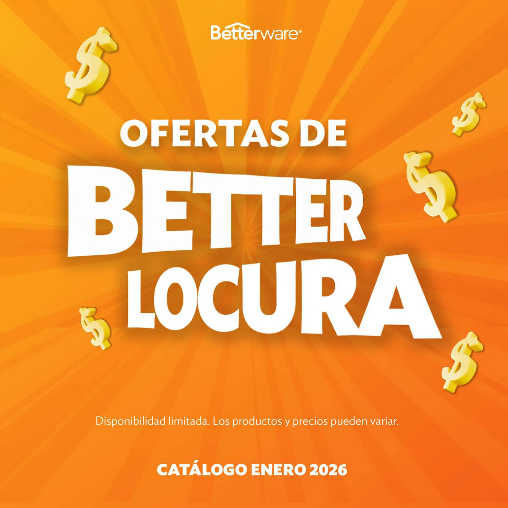 Catálogo de Catálogo BetterWare 3 de enero al 31 de enero 2026 - Pagina 1