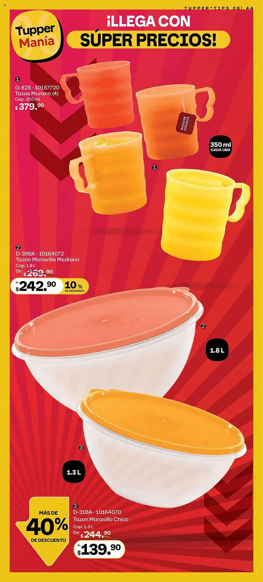 Catálogo de Catálogo Tupperware 14 de julio al 11 de agosto 2025 - Pagina 44