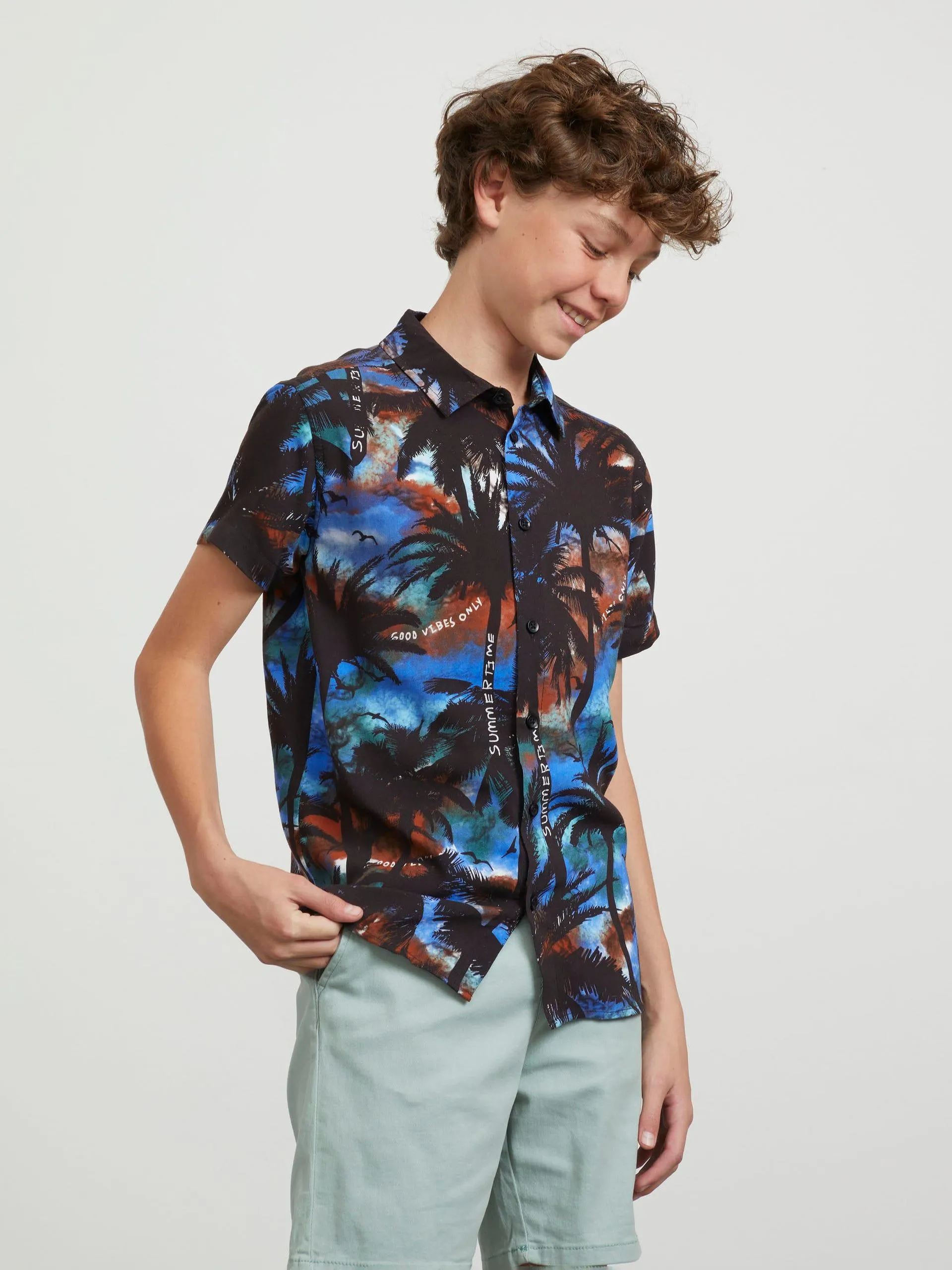 Camisa Manga Corta Estampada