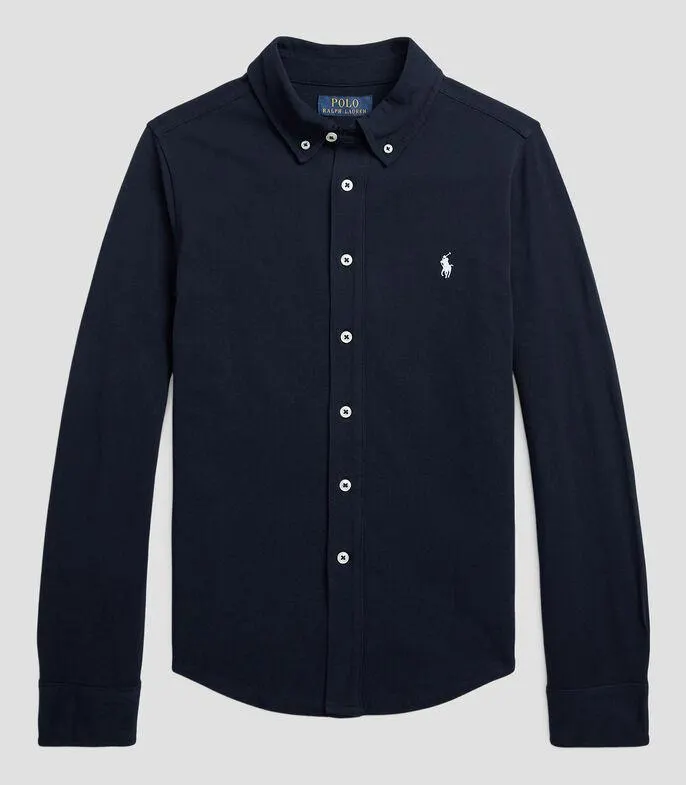 Camisa lisa manga larga Niño