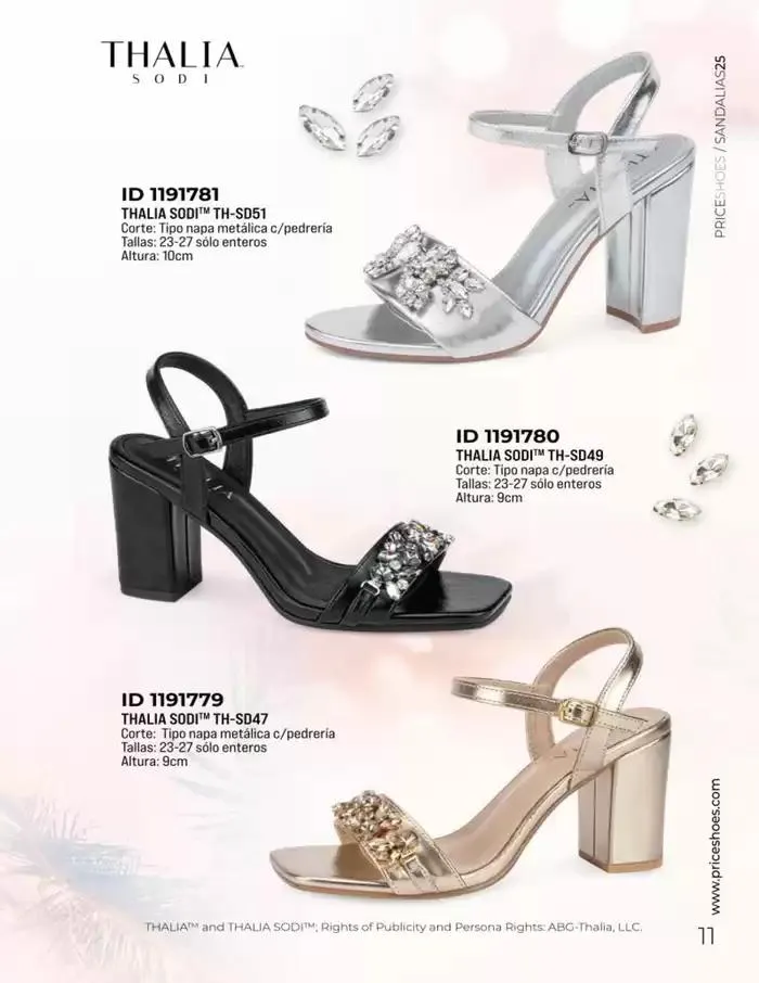 Catálogo de SANDALIAS | FIESTA Y VESTIR | 2025 | 1E 11 de marzo al 31 de agosto 2025 - Pagina 11