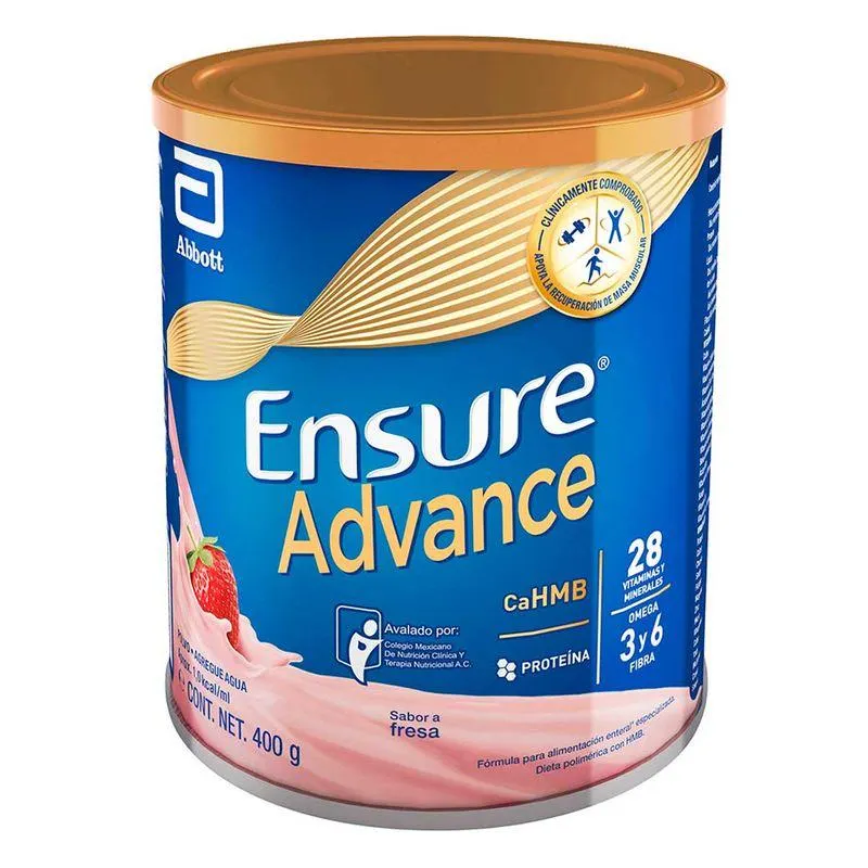 Fórmula Nutricional Ensure Advance Fresa 400g