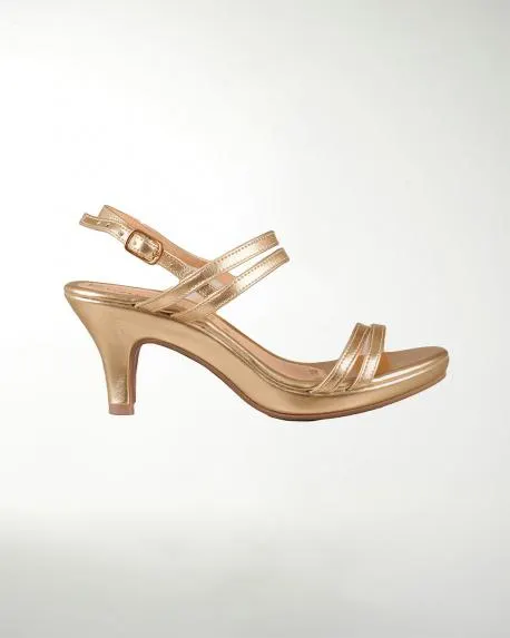 ZAPATO TACON CORTO CON TIRA DE PEDRERIA