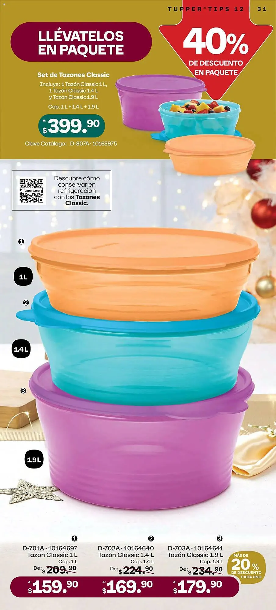 Catálogo de Catálogo Tupperware 3 de noviembre al 1 de diciembre 2025 - Pagina 31