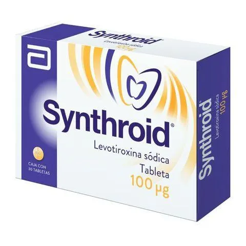 Synthroid 30 Tabletas Caja