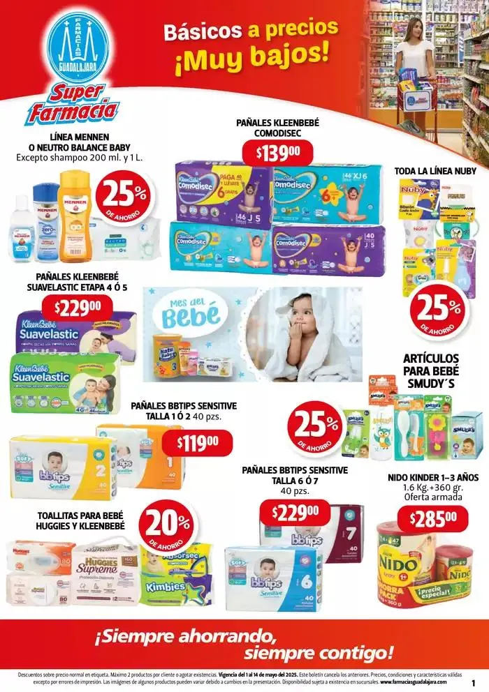 Catálogo de Boletín Farmacias Guadalajara 2 de mayo al 15 de mayo 2025 - Pagina 1