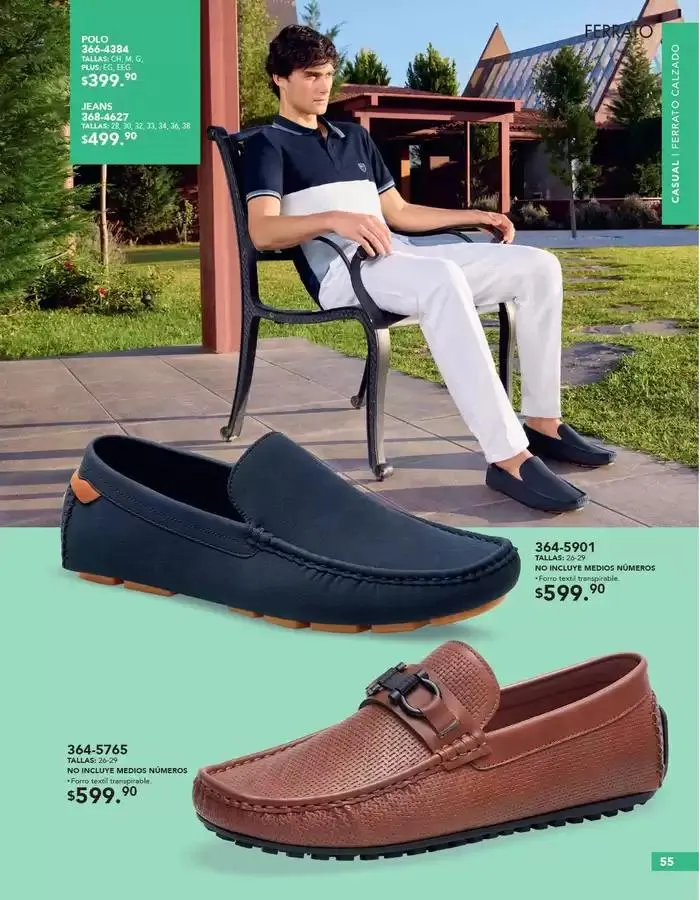 Catálogo de ANDREA | CALZADO CABALLERO 26 de enero al 24 de mayo 2025 - Pagina 55