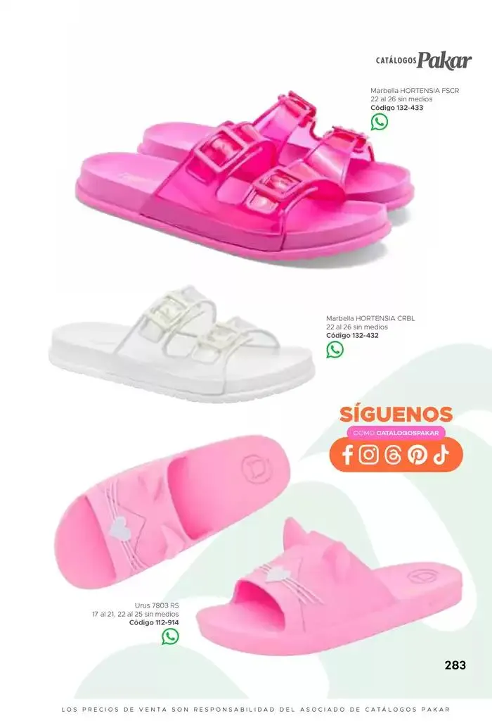 Catálogo de Pakar Sandalia 31 de enero al 31 de mayo 2025 - Pagina 283