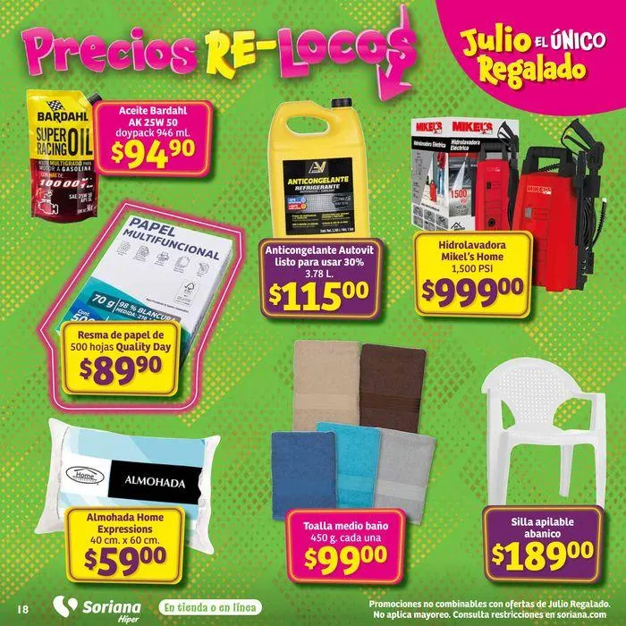 Catálogo de Julio Regalado Híper 22 de julio al 24 de julio 2024 - Pagina 18