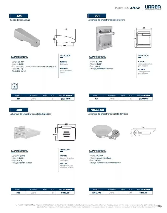 Catálogo de Catálogo Residencial 2025 28 de febrero al 28 de febrero 2026 - Pagina 295