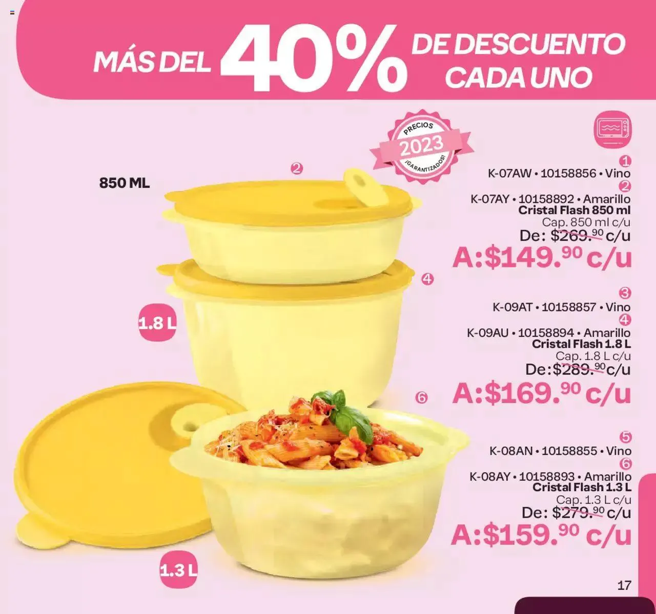 Catálogo de Tupperware catálogo 1 de enero al 21 de enero 2024 - Pagina 17