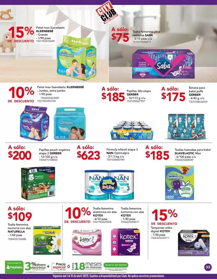 Catálogo de Folleto 1 de abril al 30 de abril 2025 - Pagina 33