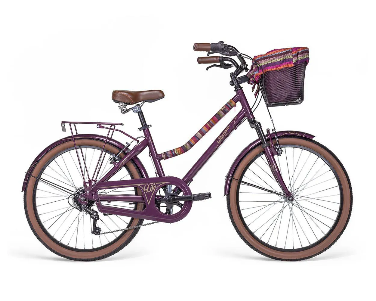 Bicicleta Mercurio Life R24 Purpura