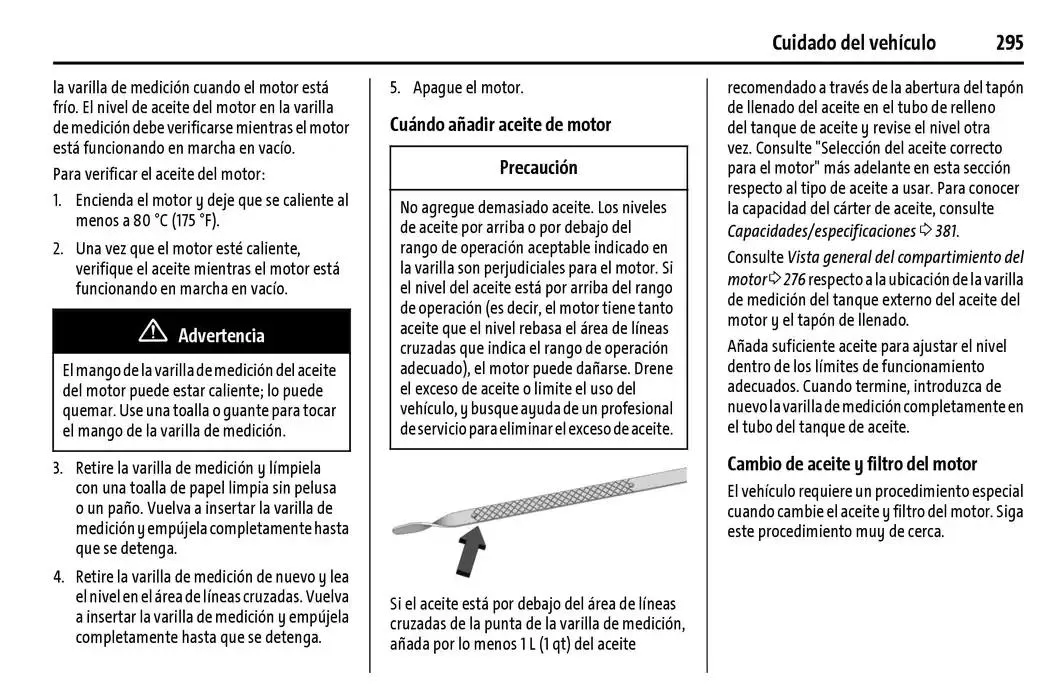 Catálogo de Chevrolet Corvette Stingray Manual del propietario 22 de enero al 31 de diciembre 2025 - Pagina 296
